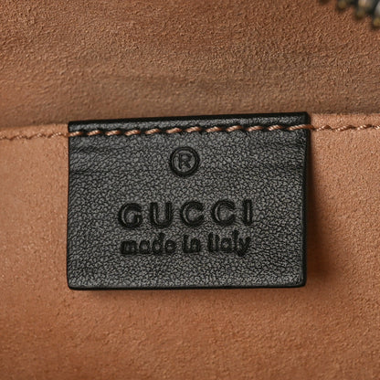 Gucci Calfskin Matelasse Small GG Marmont Chain Shoulder Bag Black 6 of 10