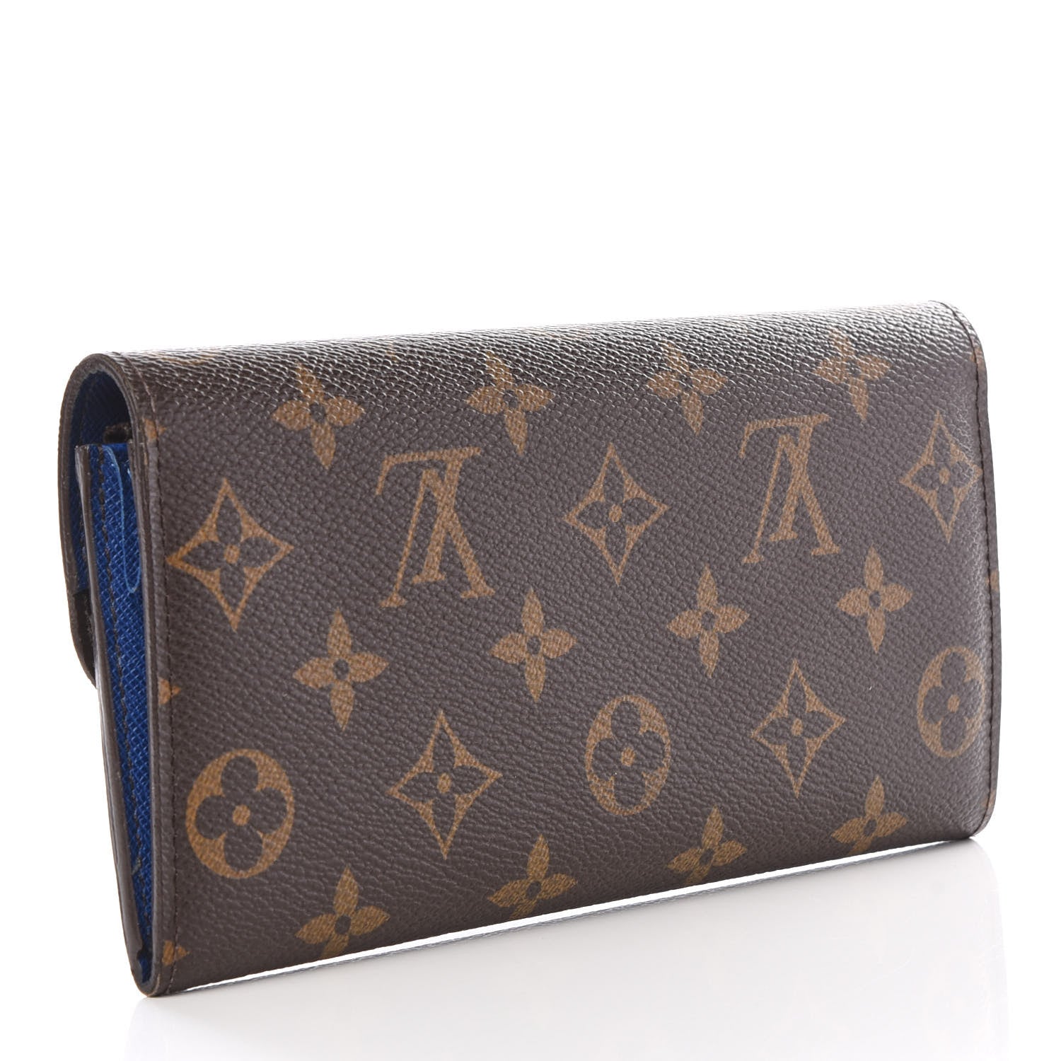 Louis Vuitton Monogram Emilie Wallet Blue 2 of 8