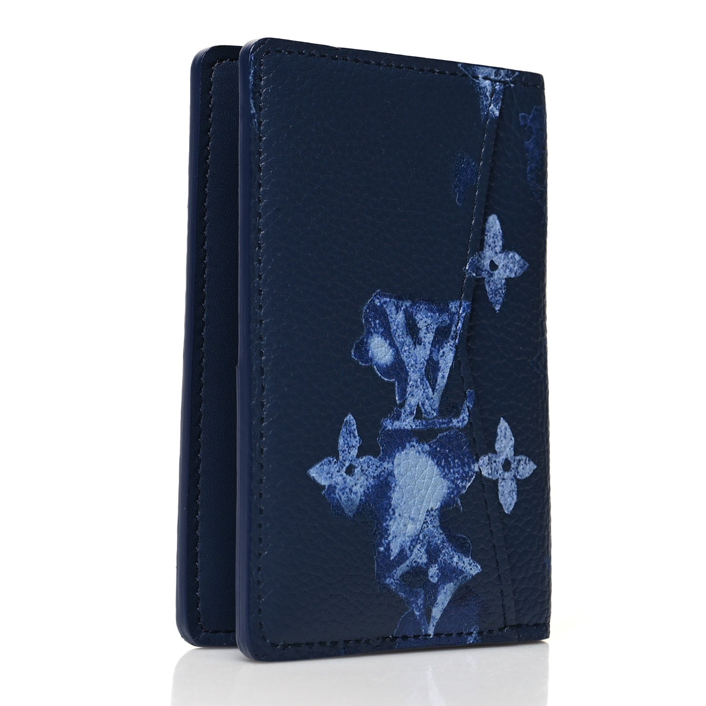 Monogram Ink Watercolor Pocket Organizer