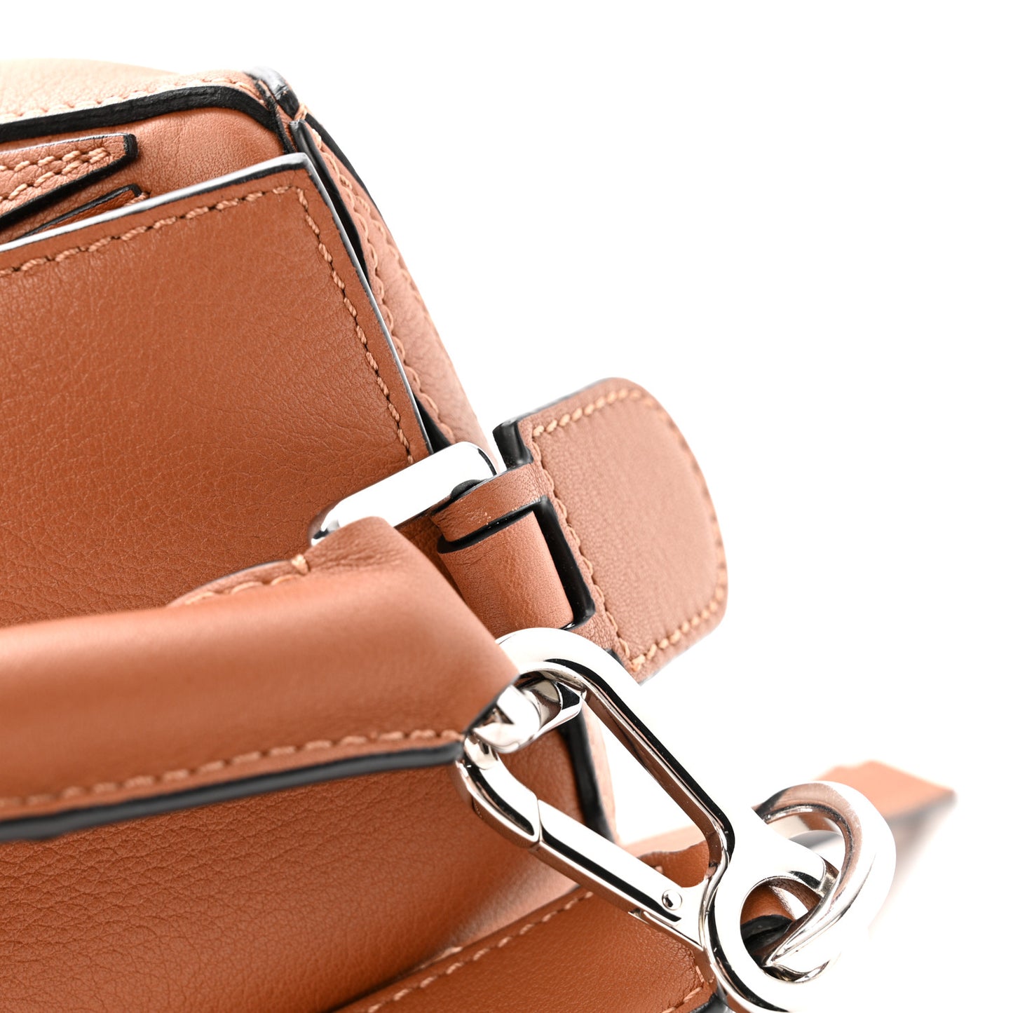 Calfskin Medium Puzzle Bag Tan