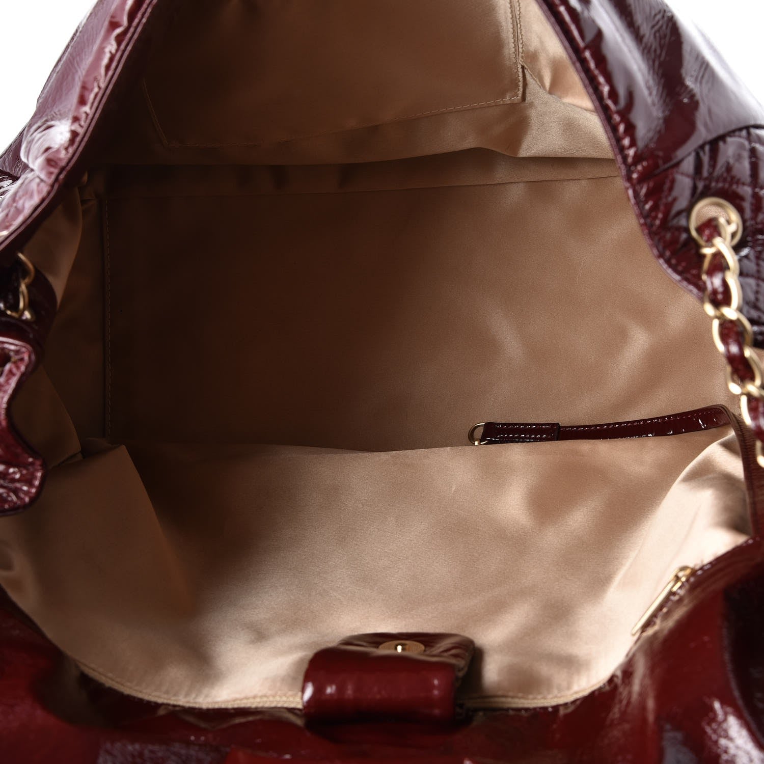 Chanel Vinyl XXL Rock and Chain Flap Bordeaux 5 of 8