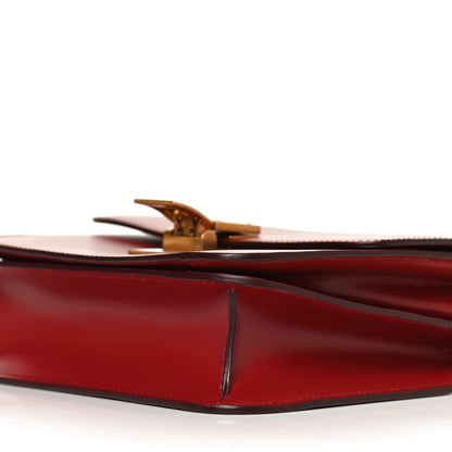 Celine Box Calfskin Teen Classic Box Flap Bag Red 9 of 9