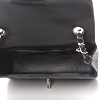 Chanel Caviar Chevron Quilted Mini Rectangular Flap Black 5 of 10