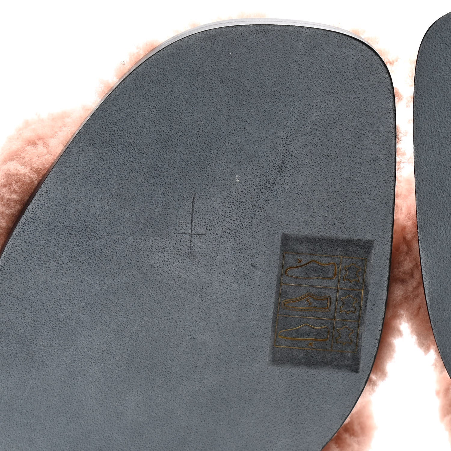 Hermes Woolskin Oran Sandals 35 Rose Aube 9 of 11