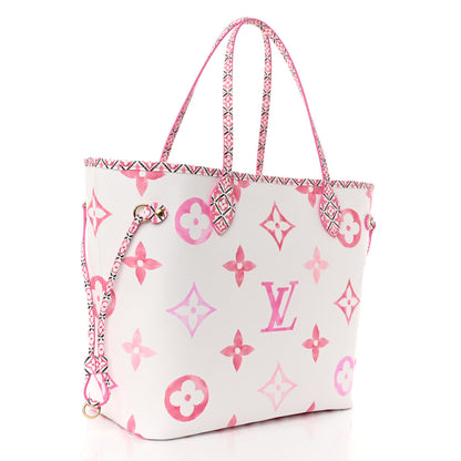 Louis Vuitton Monogram Giant By The Pool 2.0 Neverfull MM Rose 4 of 10