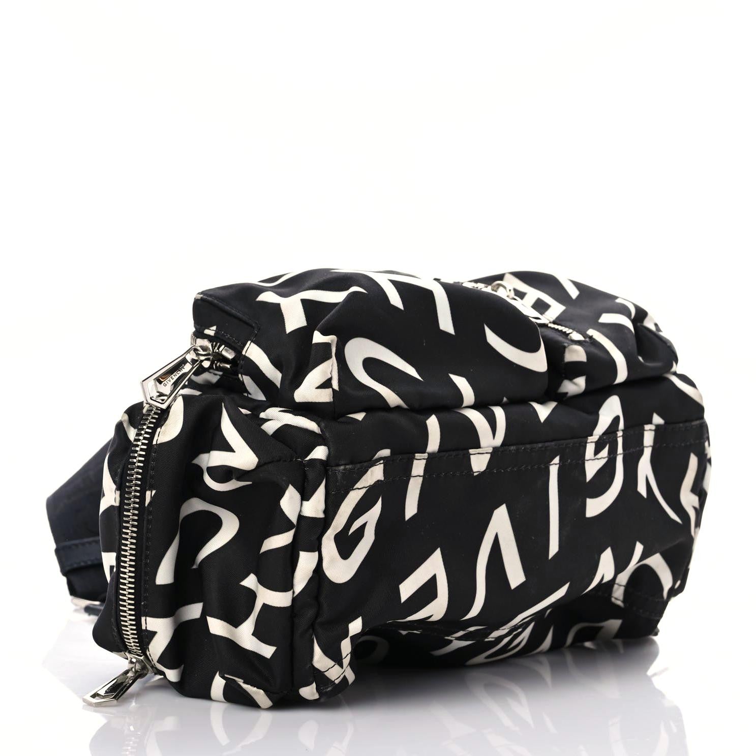 Givenchy Nylon Allover Logo Belt Bag Black 4 of 15