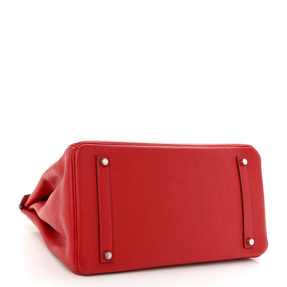 Hermes Togo Birkin 35 Rouge Casaque 4 of 14