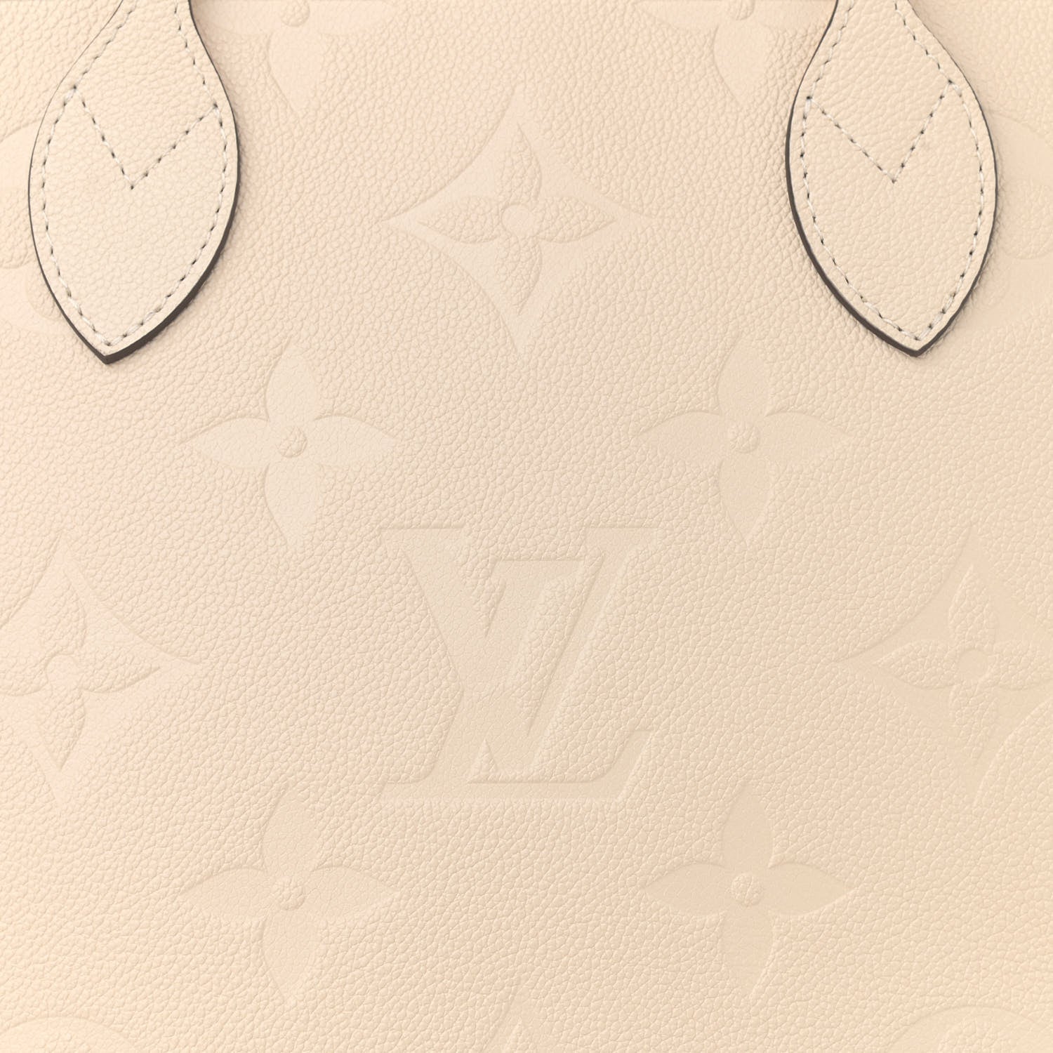 Louis Vuitton Empreinte Monogram Giant Neverfull MM Cream 9 of 11