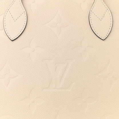 Louis Vuitton Empreinte Monogram Giant Neverfull MM Cream 9 of 11
