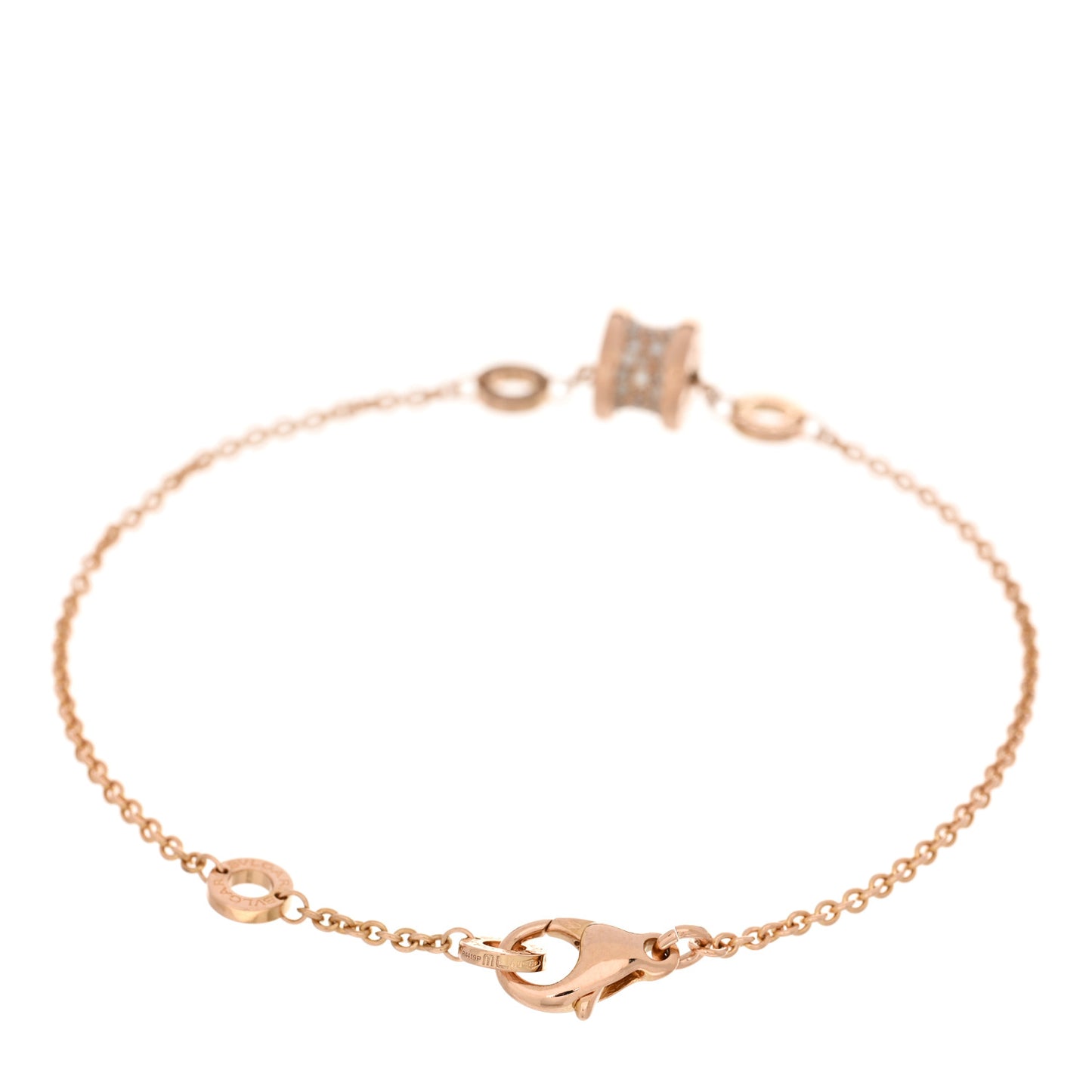 18K Rose Gold Diamond B.Zero1 Bracelet ML