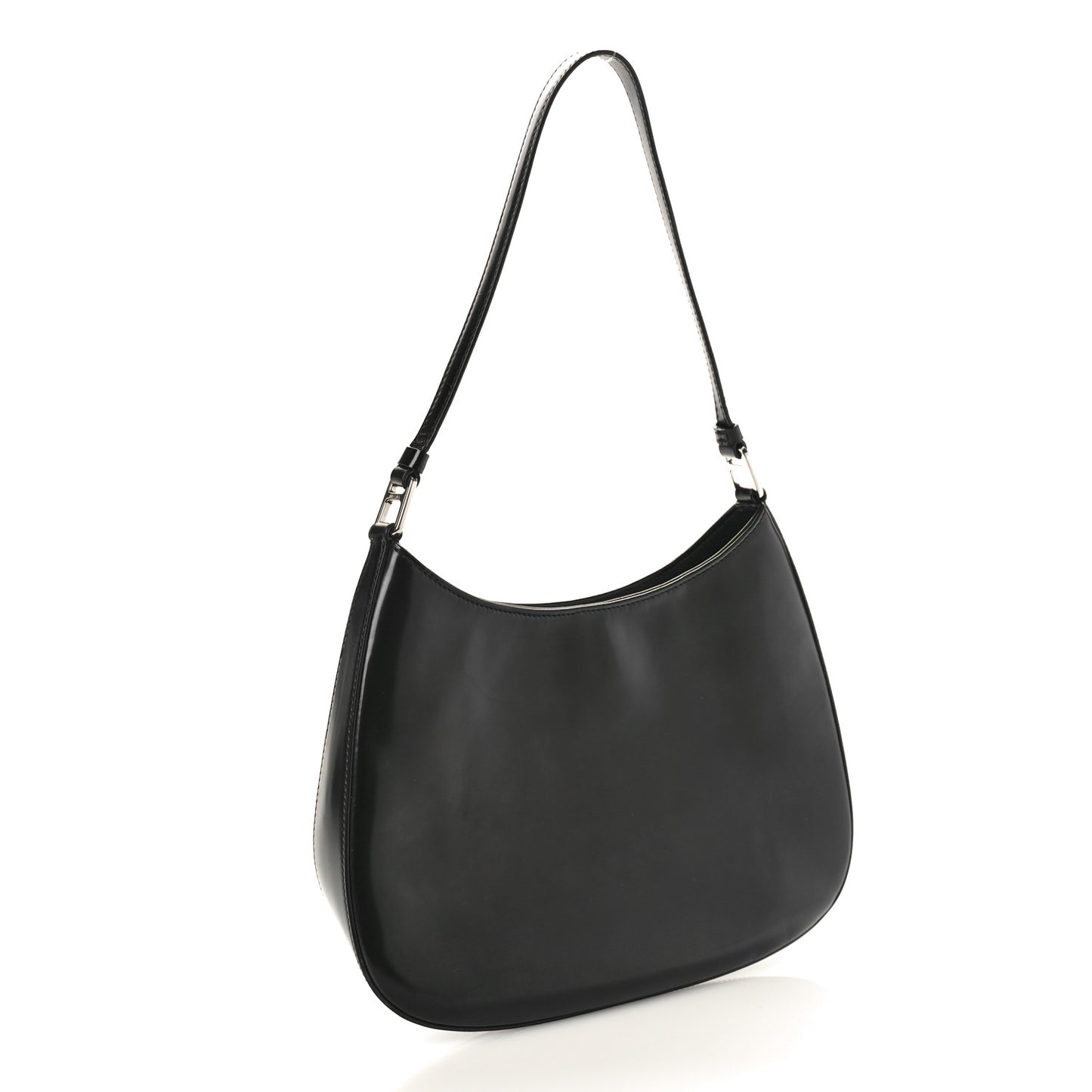 Spazzolato Cleo Shoulder Bag Black