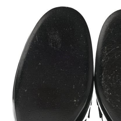 Chanel Patent CC Mocassin Loafers 42 Black 13 of 15