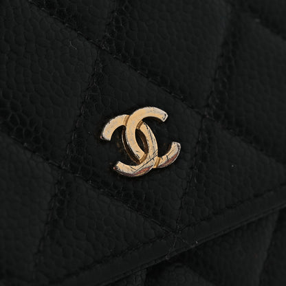Chanel Caviar Quilted Wallet on Chain WOC Black 15 of 17