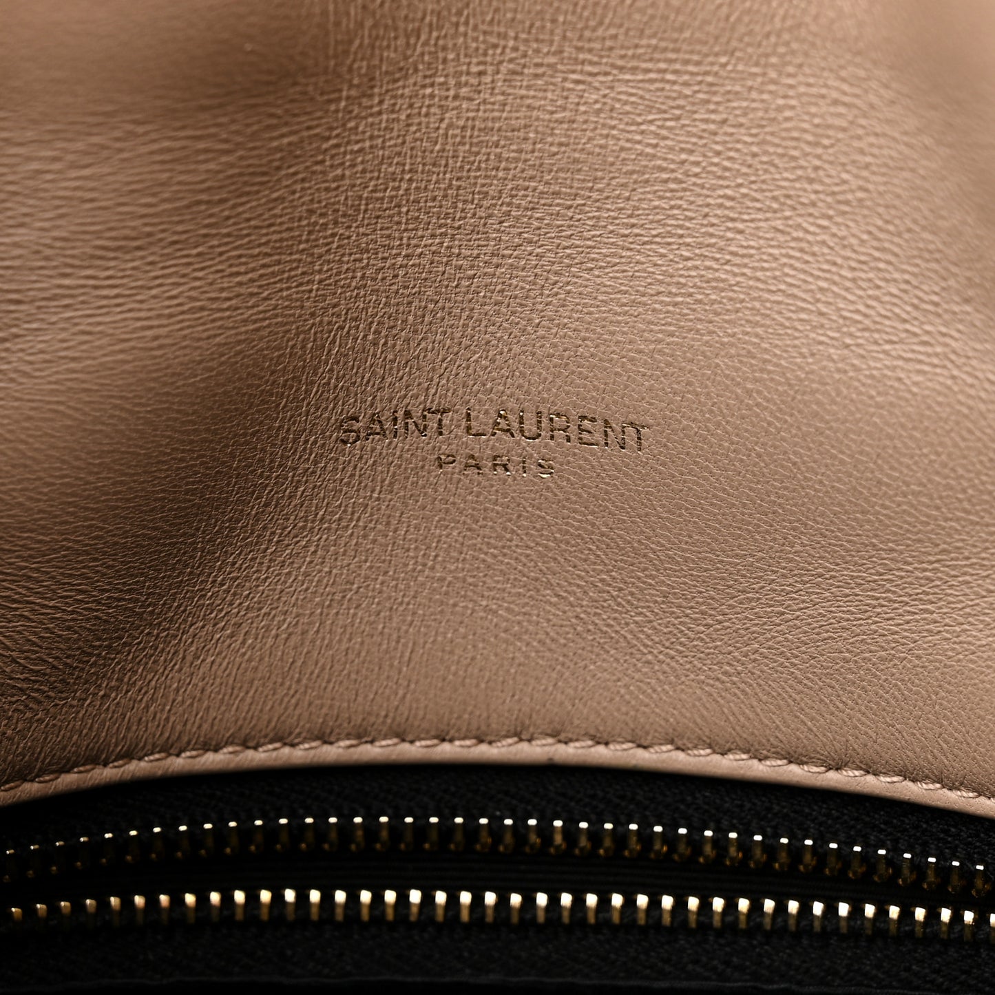 Lambskin Quilted Toy Loulou Puffer Monogram Chain Satchel Dark Beige