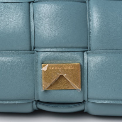 Bottega Veneta Lambskin Maxi Intreccio Padded Chain Cassette Crossbody Bag Mallard 9 of 10