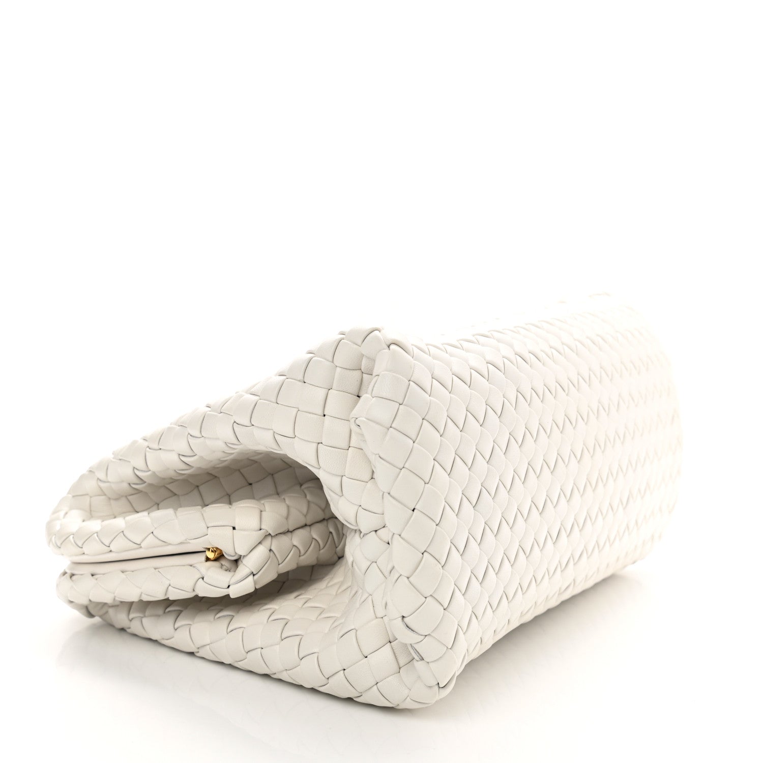 Bottega Veneta Nappa Intrecciato Padded Clutch Chalk 4 of 6