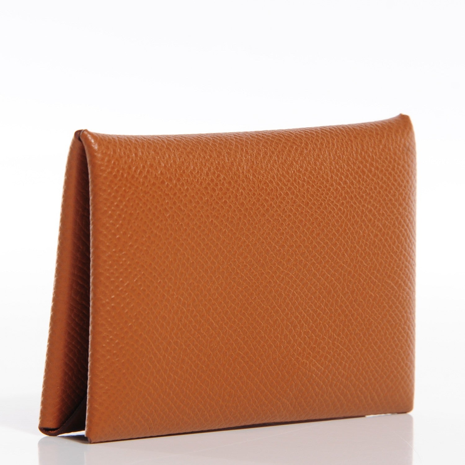 Hermes Epsom Calvi Card Case Gold 3 of 7