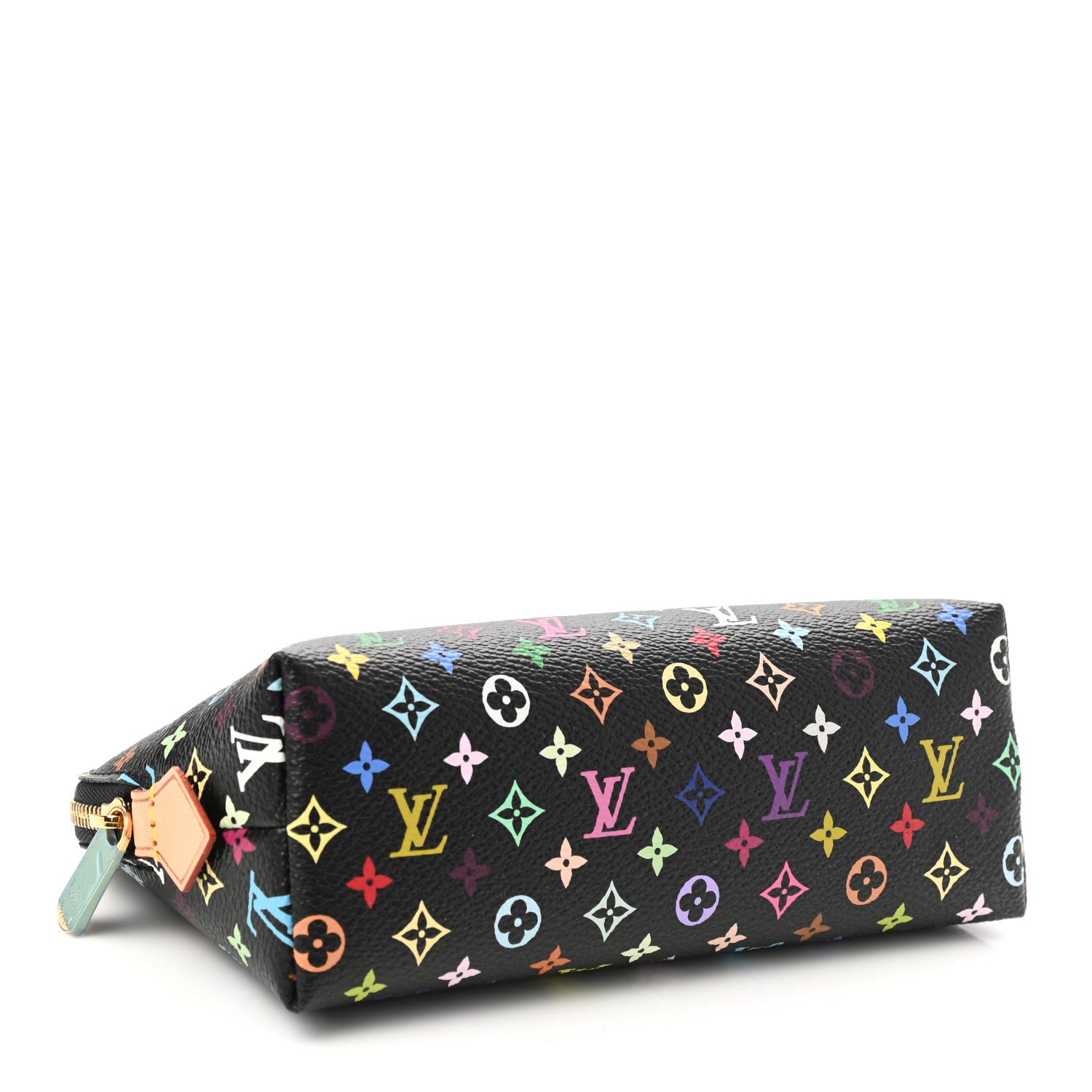 Louis Vuitton Monogram Multicolor Cosmetic Pouch Black Grenade 4 of 7