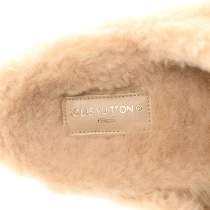 Louis Vuitton Nylon Monogram Shearling Pillow Comfort Mule 39 Cacao Brown 7 of 8
