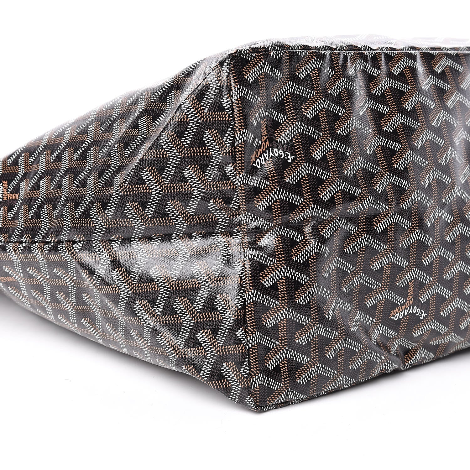 Goyard Goyardine Saint Louis GM Black Gold 9 of 10