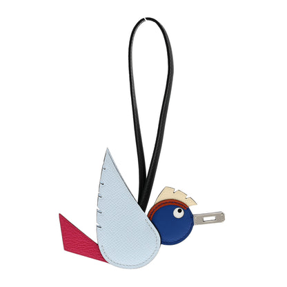 Hermes Epsom Swift Chevre Mysore Birdy Bag Charm Bleu Brume Rose Mexico Bleu Royal Cuivre Nata Black 1 of 5