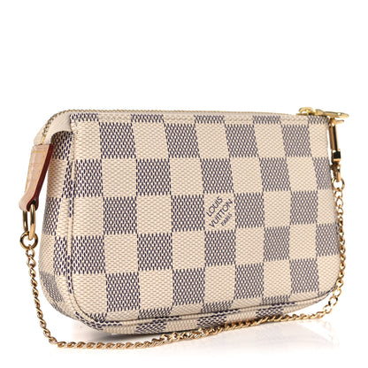 Louis Vuitton Damier Azur Mini Pochette Accessories 4 of 8
