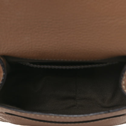 Chloe Calfskin Mini Marcie Round Crossbody Bag Nut 5 of 11