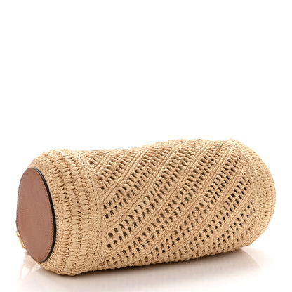 Loewe Raffia Paula's Ibiza Bracelet Pouch Natural Brown 4 of 9