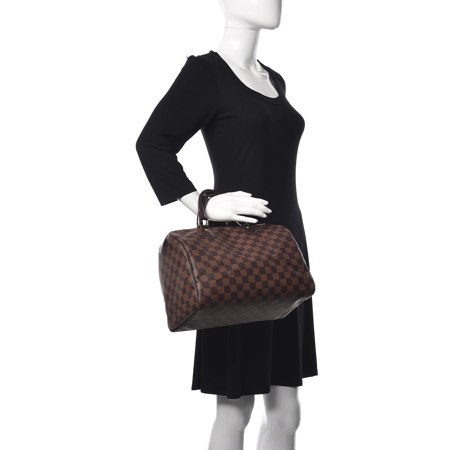 Louis Vuitton Damier Ebene Speedy 30 2 of 12