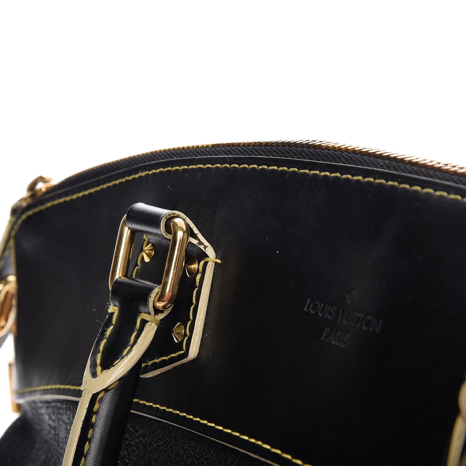 Louis Vuitton Suhali Lockit MM Black 13 of 17