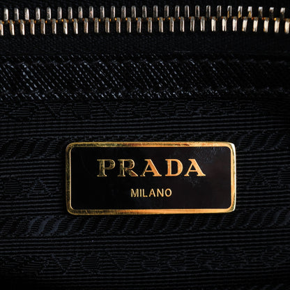 Prada Saffiano Lux Extra Large Galleria Double Zip Tote Black 7 of 9