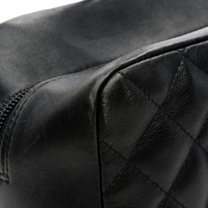 Chanel Calfskin Quilted Large Cambon Bowler Black 11 of 13