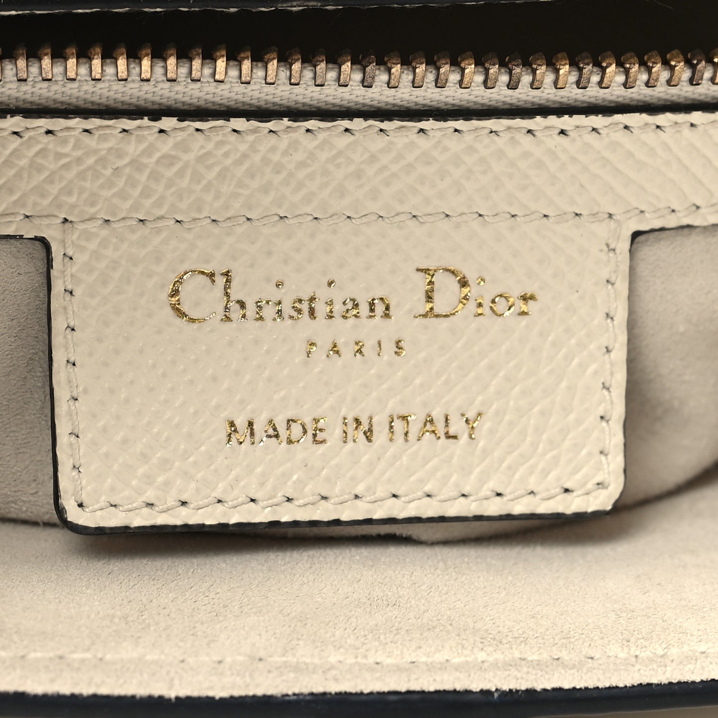 Grained Calfskin Saddle Bag With Strap Latte