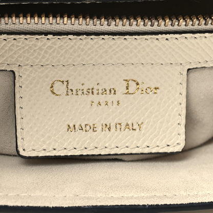 Christian Dior Grained Calfskin Saddle Bag With Strap Latte 6 of 11