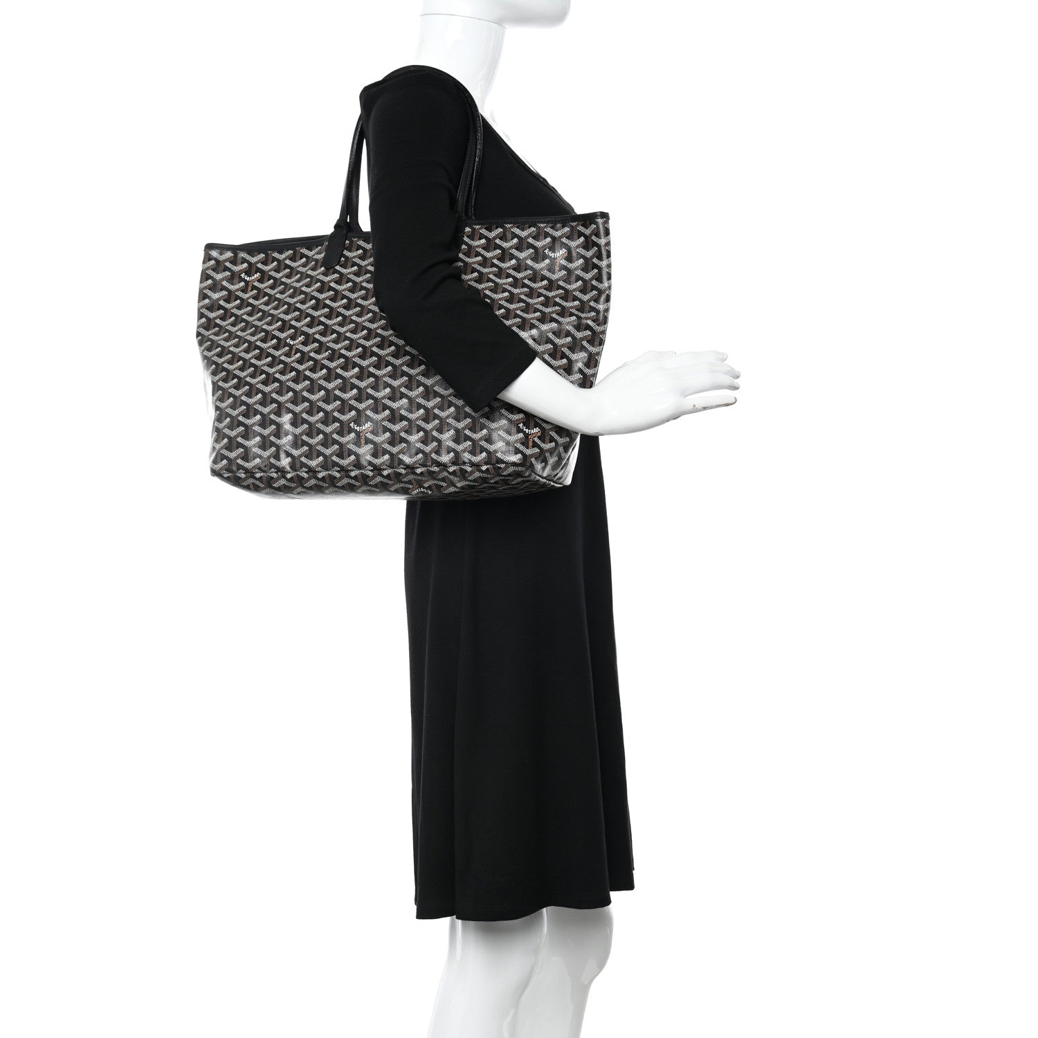 Goyard Goyardine Saint Louis PM Black 2 of 17