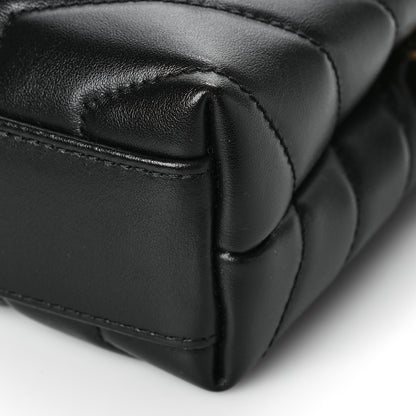 Saint Laurent Calfskin Y Quilted Monogram Toy Loulou Crossbody Bag Black 9 of 10