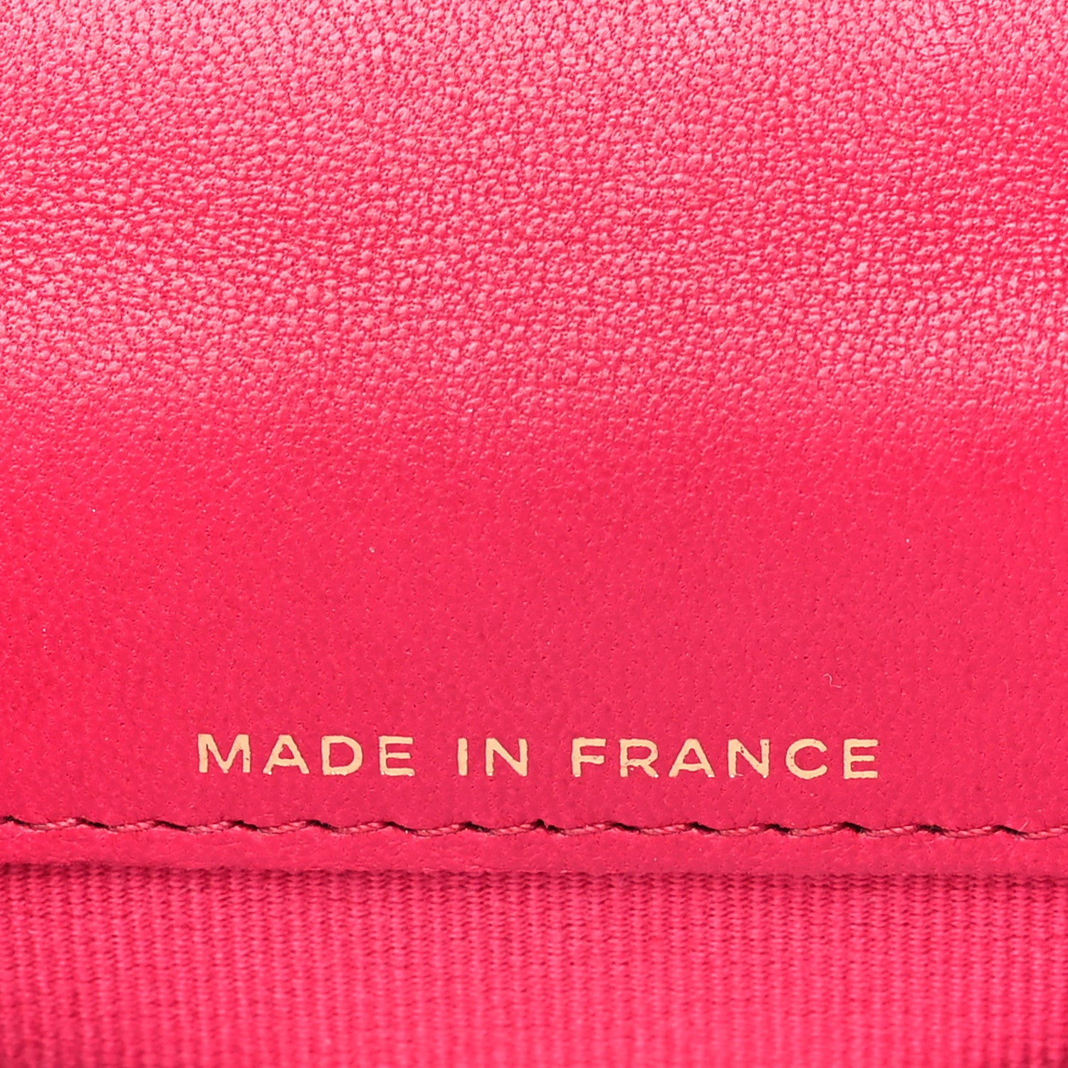 Chanel Lambskin Quilted Top Handle Flap Coin Purse With Chain Dark Pink 7 of 12