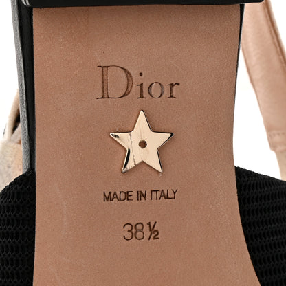 Christian Dior Technical Canvas Ribbon J'Adior Slingback Ballet Flats 38.5 Black 6 of 14