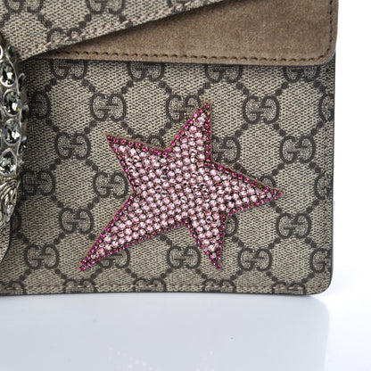 Gucci GG Supreme Monogram Shooting Star Embroidered Medium Dionysus Shoulder Bag Beige 11 of 13