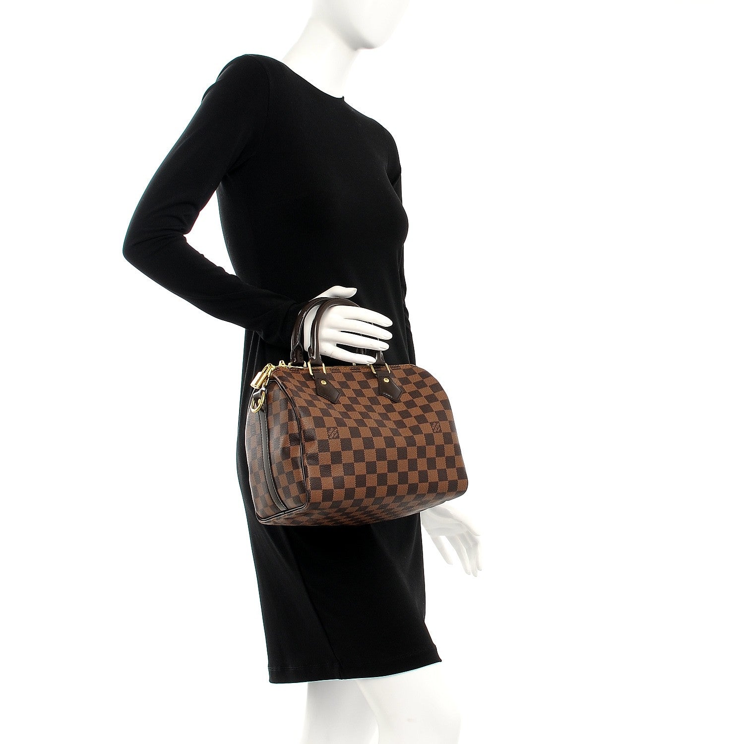 Louis Vuitton Damier Ebene Speedy Bandouliere 25 2 of 8