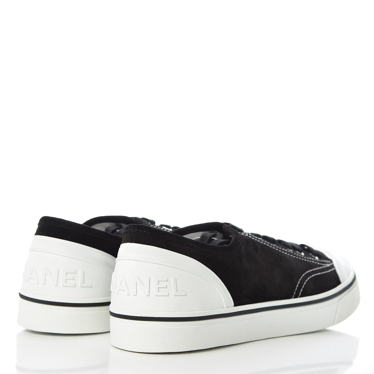 Suede Mens Lace Up Cap Toe Sneakers 46 Black