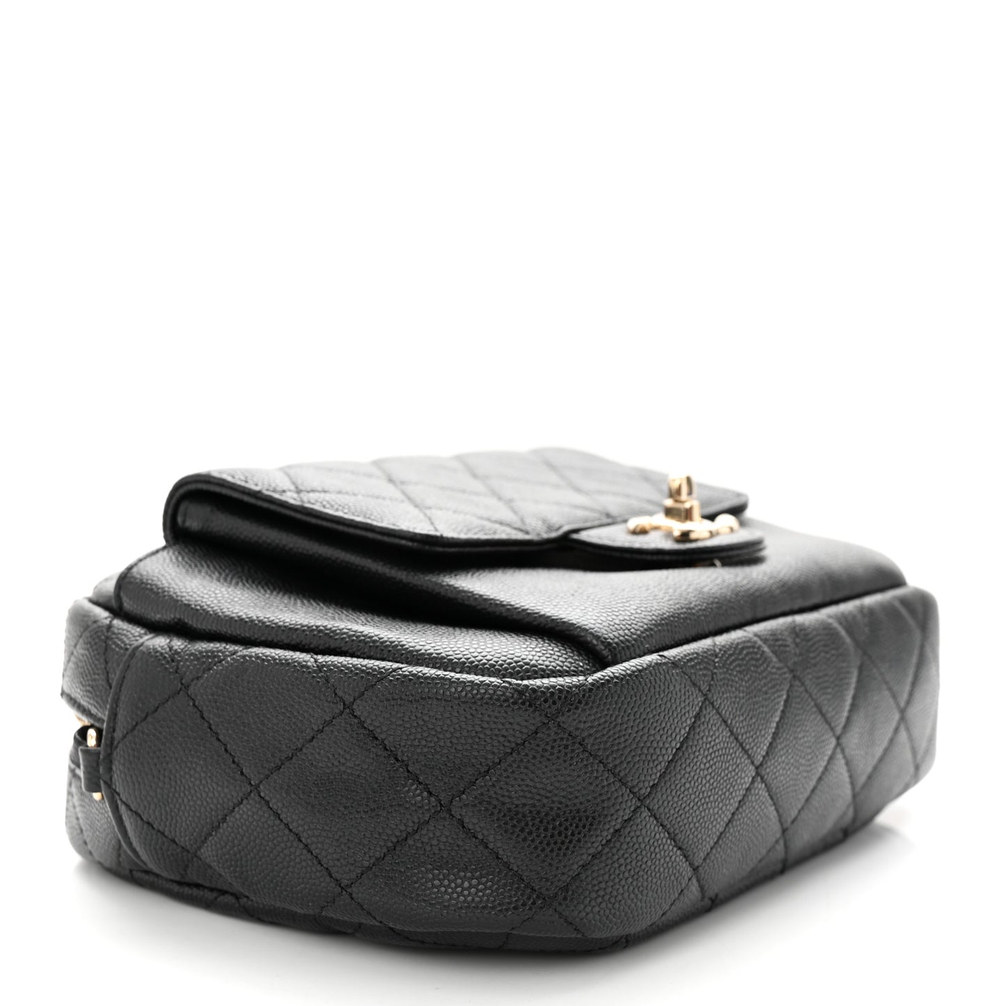 Caviar Quilted CC Day Camera Case Black