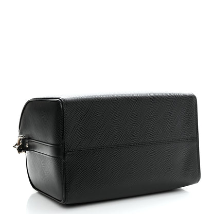 Louis Vuitton Epi Speedy Bandouliere 25 Black 4 of 10