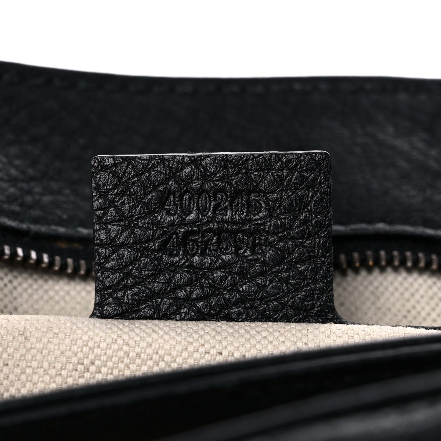 Calfskin Large GG Marmont Shoulder Bag Black