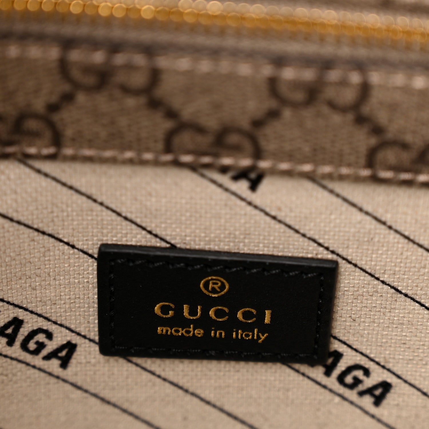Balenciaga X GUCCI GG Supreme Monogram Medium Ville Top Handle Beige Ebony 5 of 10