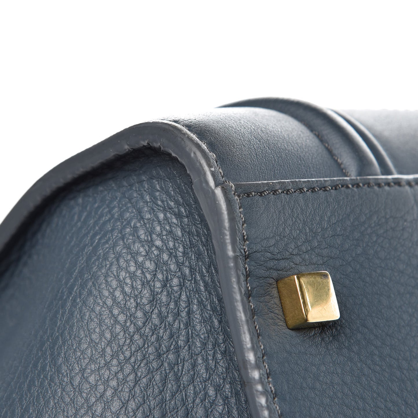 Supple Calfskin Large Phantom Luggage Slate Blue
