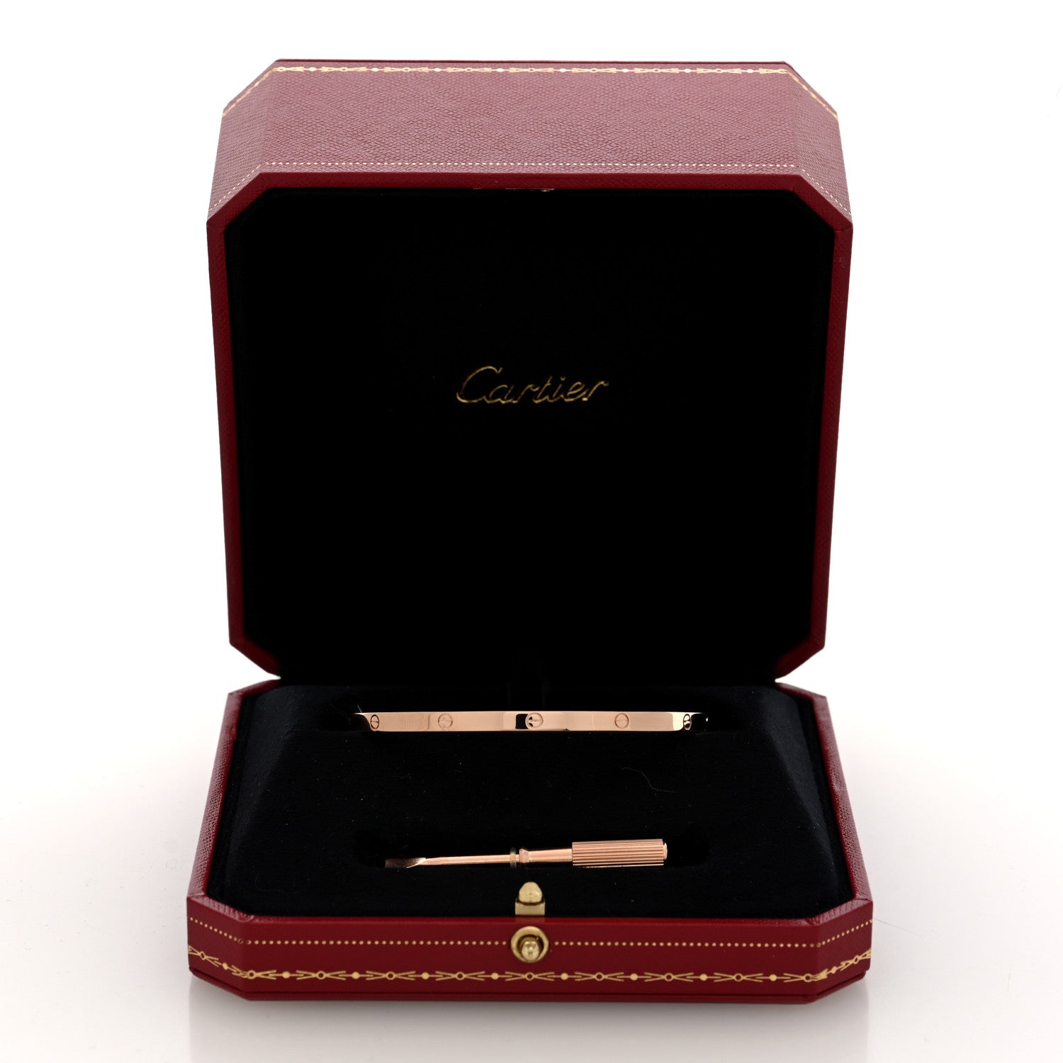 Cartier 18K Pink Gold Small LOVE Bracelet 19 7 of 7
