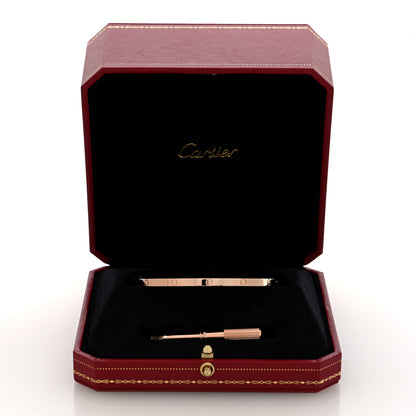 Cartier 18K Pink Gold Small LOVE Bracelet 19 7 of 7