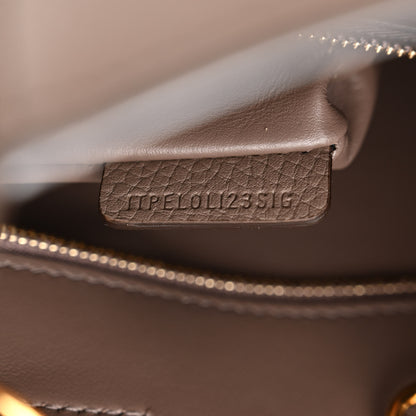 Burberry Grained Calfskin Small Frances Tote Light Saddle Brown 7 of 10