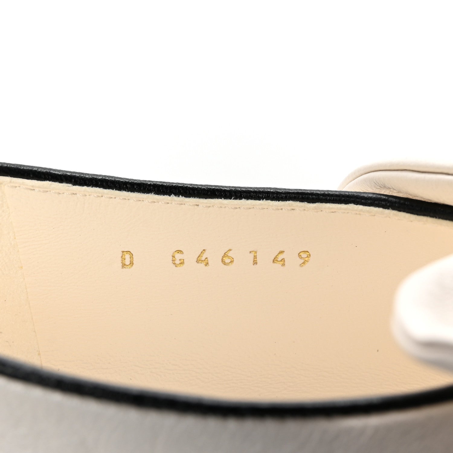 Chanel Lambskin Bow Mary Jane Flats 36.5 White Black 9 of 10